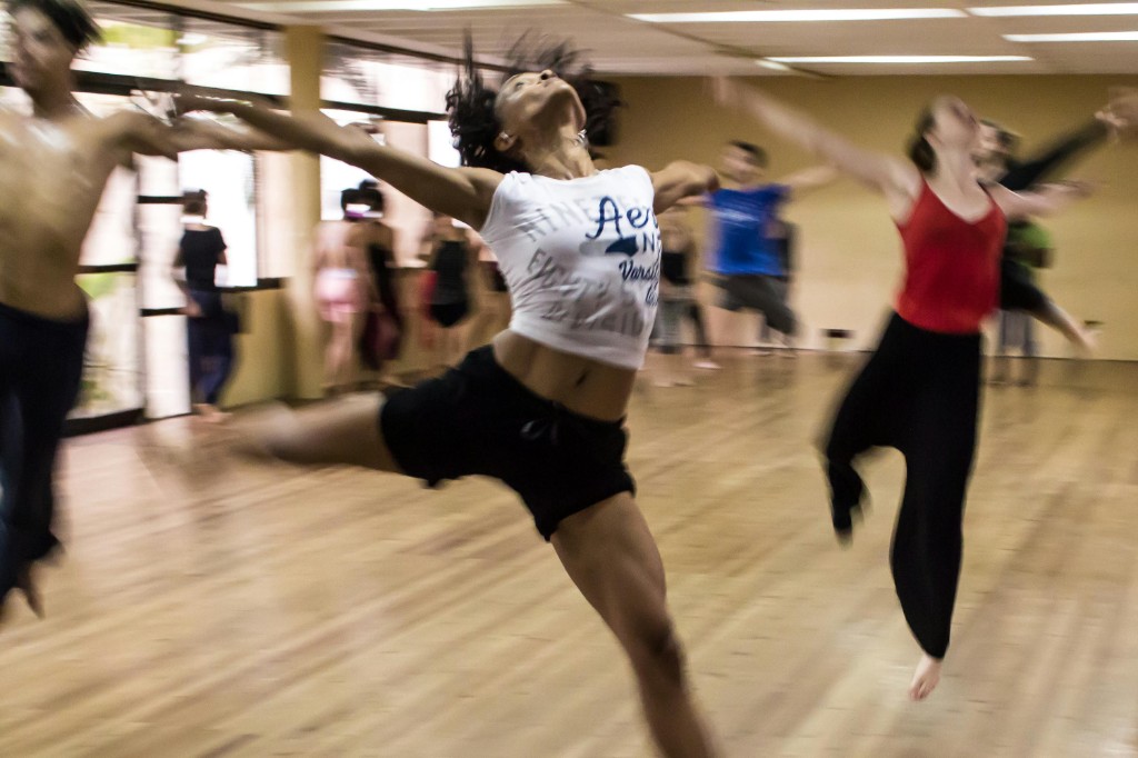 Dancers in motion